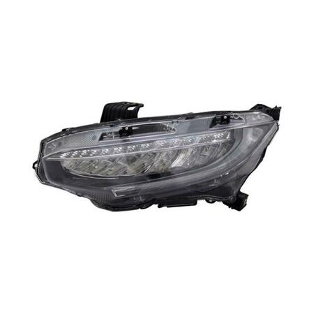 SHERMAN PARTS Left Headlamp Assembly for 2019 Honda Civic SHEHOCIVI17-150-1